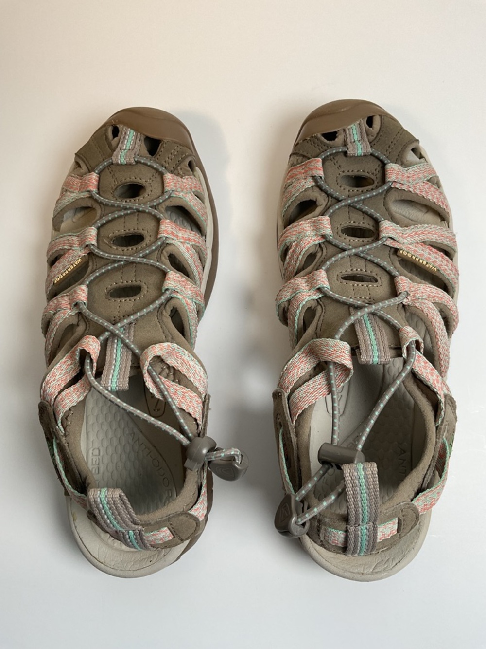 KEEN Waterproof Hiking Sandals Womens Size 7 Outdoor Comfort Trail Shoes - Picture 6 of 10